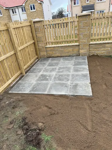 Landscaped garden project in Stirling