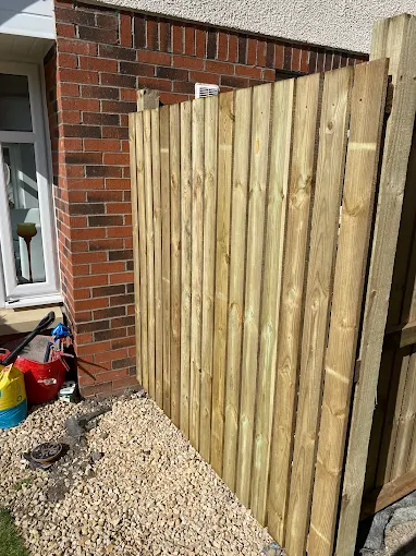 Completed garden transformation with new landscaping