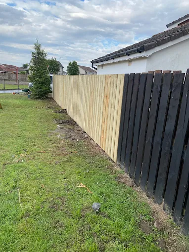 Garden landscaping transformation in Central Scotland