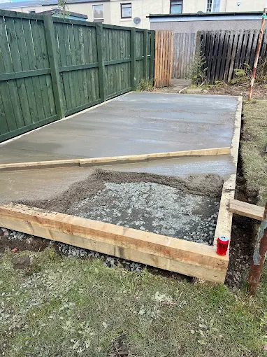 Patio installation and garden landscaping in Falkirk